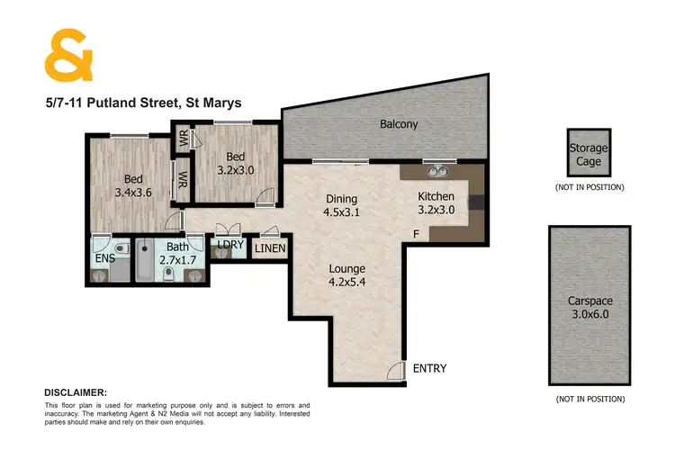 Floorplan of Homely apartment listing, 5/7-11 Putland Street, St Marys NSW 2760