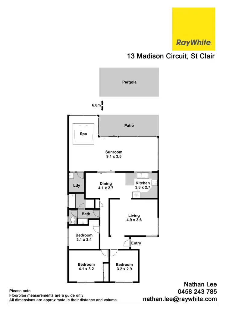Floorplan of Homely house listing, 13 Madison Circuit, St Clair NSW 2759