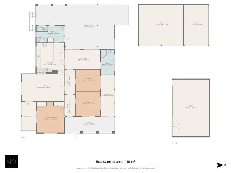 Floorplan of Homely rural property listing, 13151 Clarence Way, Bonalbo NSW 2469