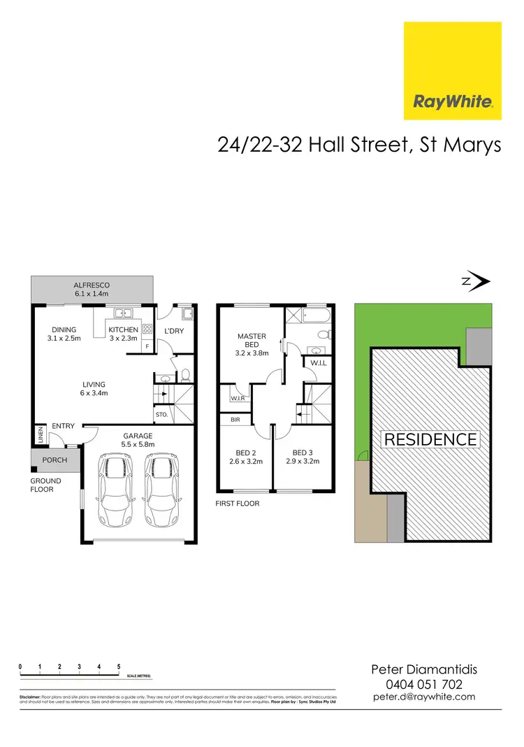 Floorplan of Homely townhouse listing, 24/22-32 Hall Street, St Marys NSW 2760