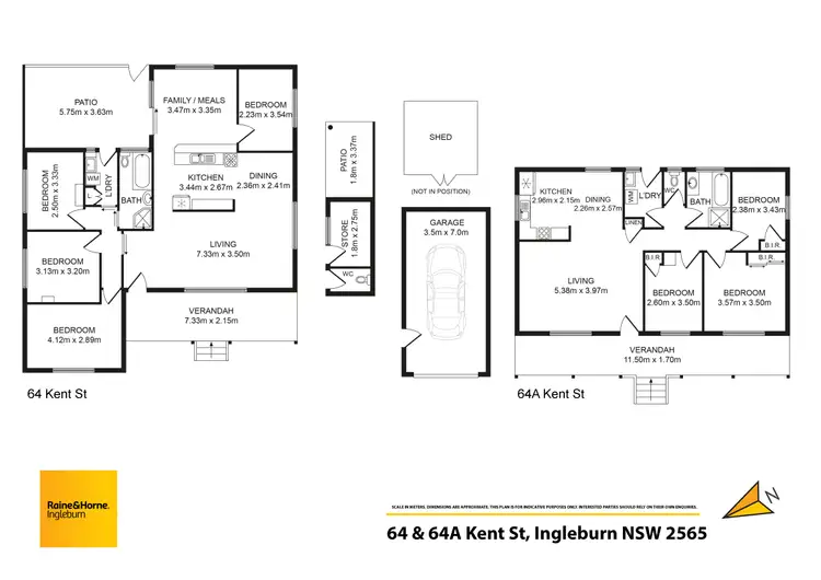 Floorplan of Homely house listing, 64 Kent Street, Minto NSW 2566
