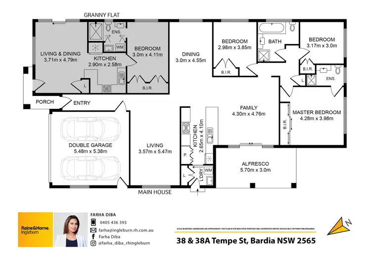 Floorplan of Homely house listing, 38 & 38A Tempe Street, Bardia NSW 2565