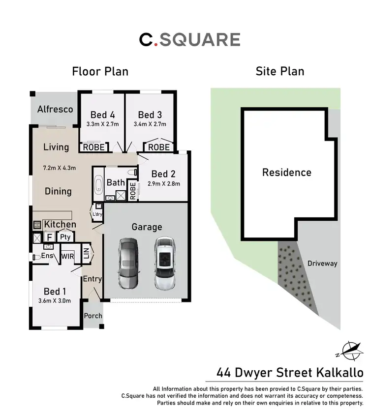 Floorplan of Homely house listing, 44 Dwyer Street, Kalkallo VIC 3064