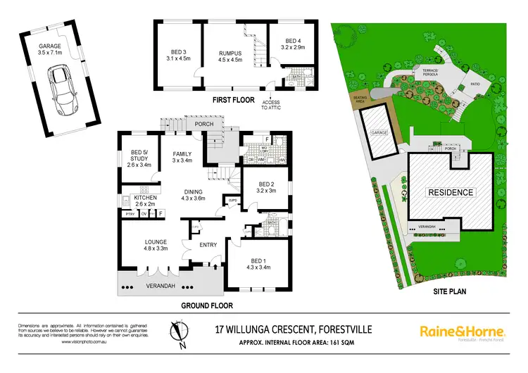 Floorplan of Homely house listing, 17 Willunga Crescent, Forestville NSW 2087