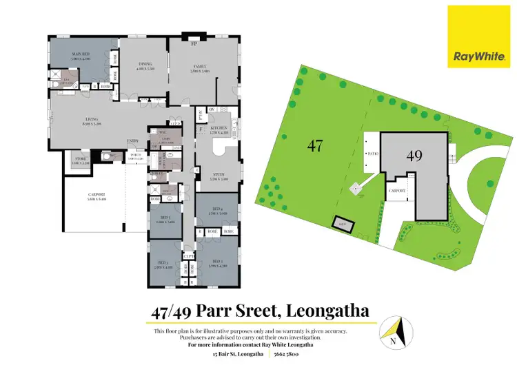 Floorplan of Homely house listing, 49 Parr Street, Leongatha VIC 3953