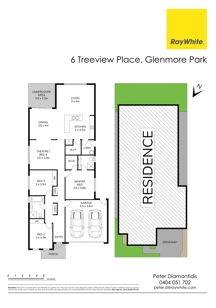 Floorplan of Homely house listing, 6 Treeview Place, Glenmore Park NSW 2745