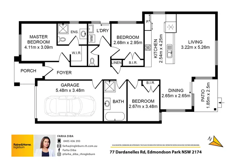 Floorplan of Homely house listing, 77 Dardanelles Road, Edmondson Park NSW 2174