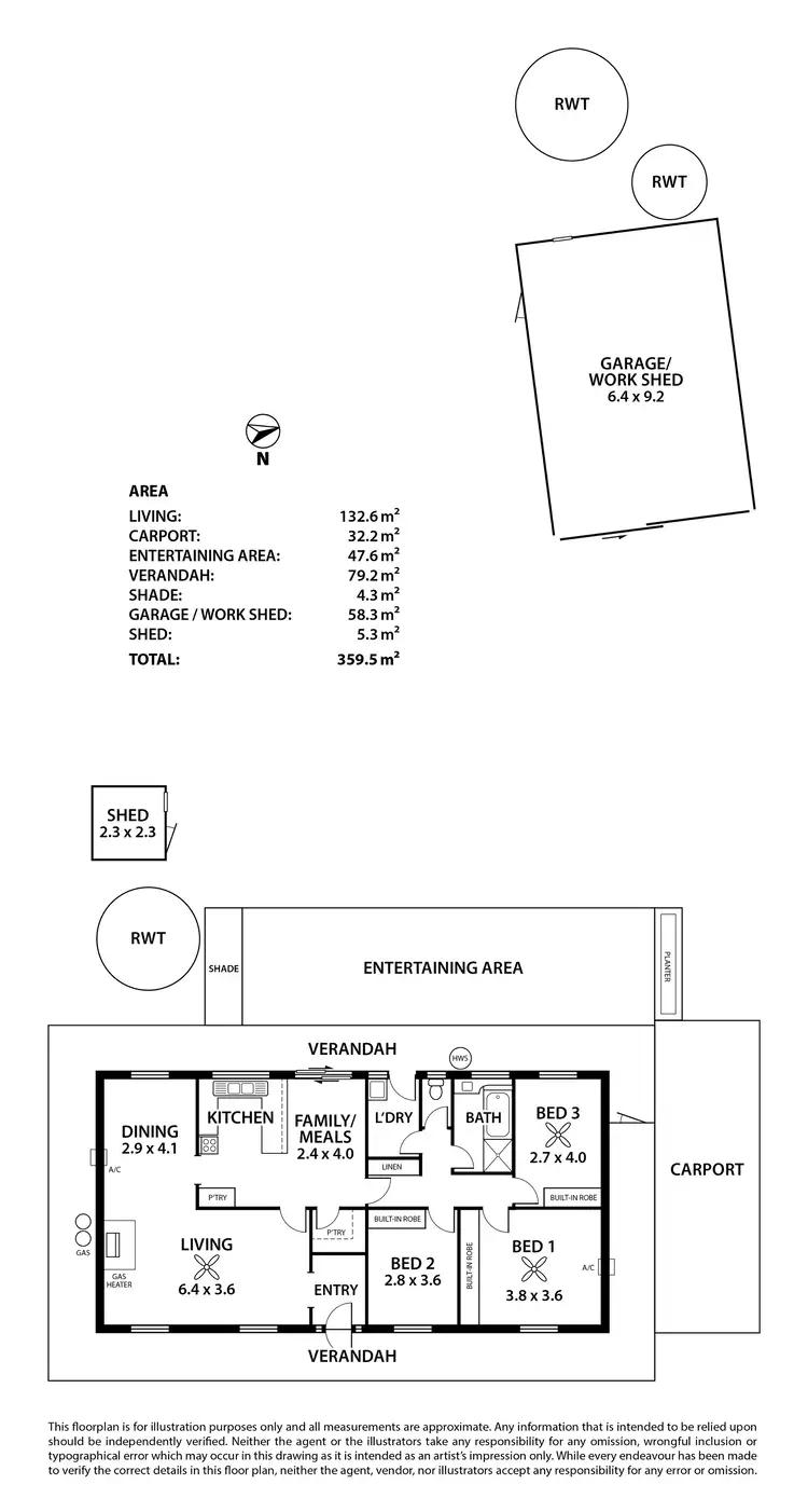 Floorplan of Homely house listing, 6 Stirling Road, Strathalbyn SA 5255