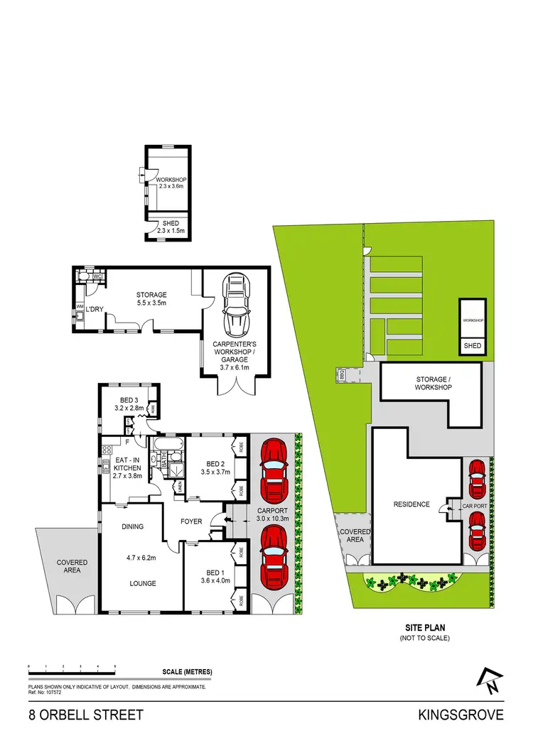 Floorplan of Homely house listing, 8 Orbell Street, Kingsgrove NSW 2208