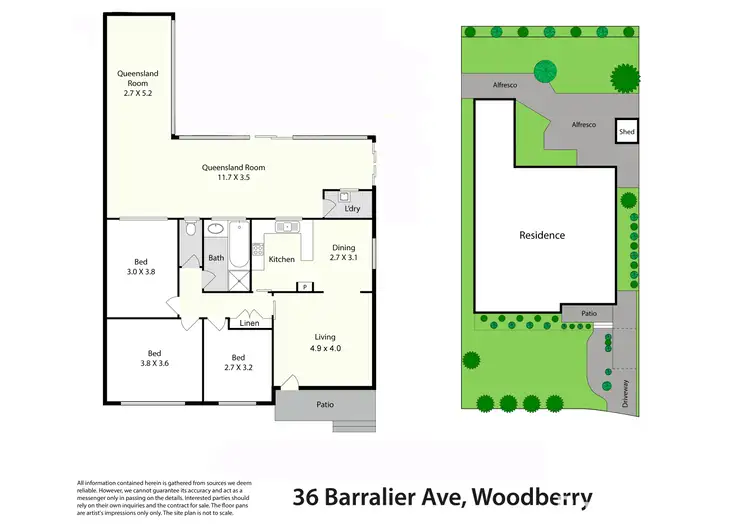 Floorplan of Homely house listing, 36 Barralier Avenue, Woodberry NSW 2322