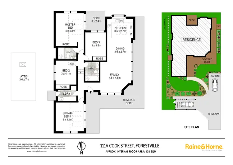 Floorplan of Homely house listing, 111A Cook Street, Forestville NSW 2087