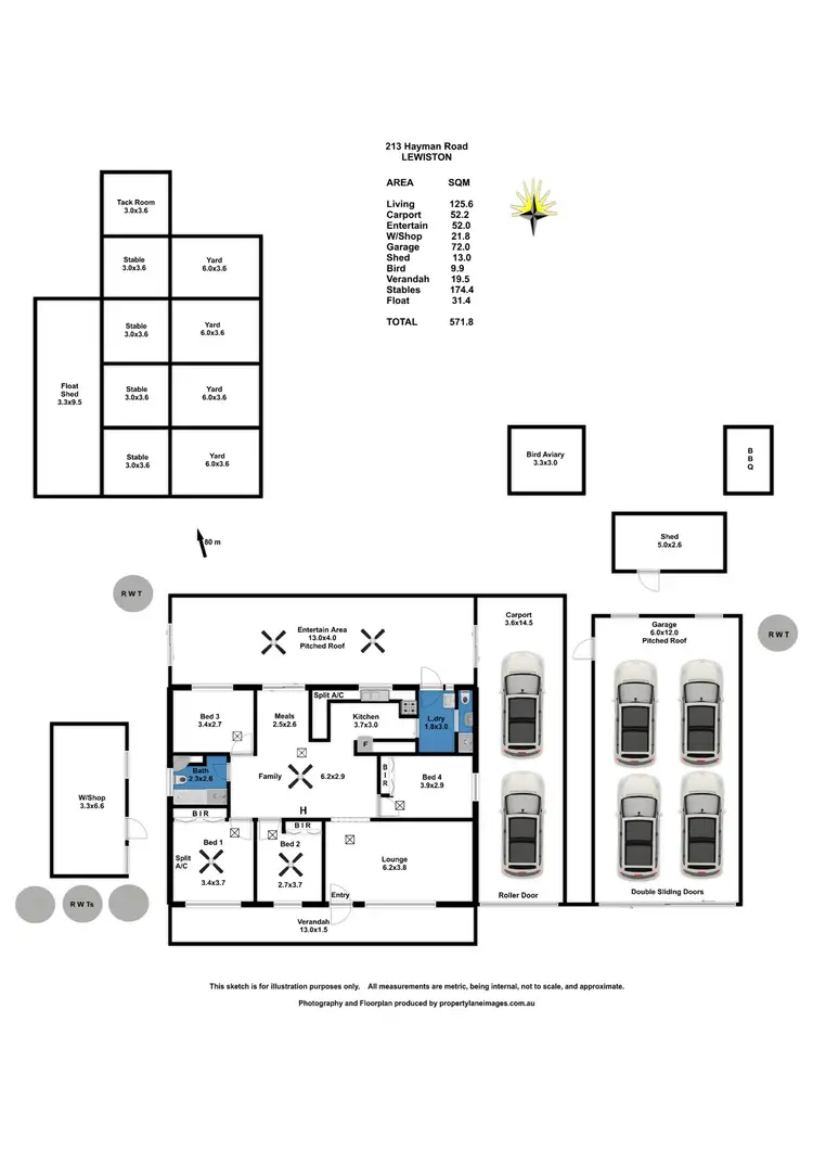 Floorplan of Homely house listing, 213 Hayman Road, Lewiston SA 5501