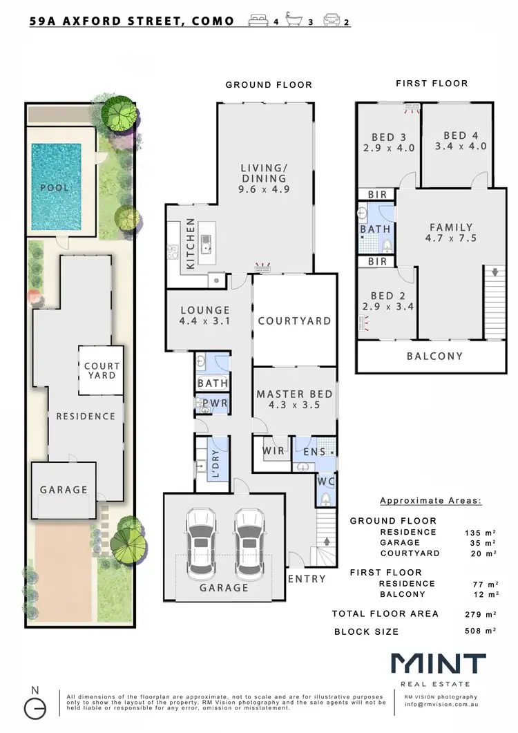 Floorplan of Homely house listing, 59A Axford Street, Como WA 6152