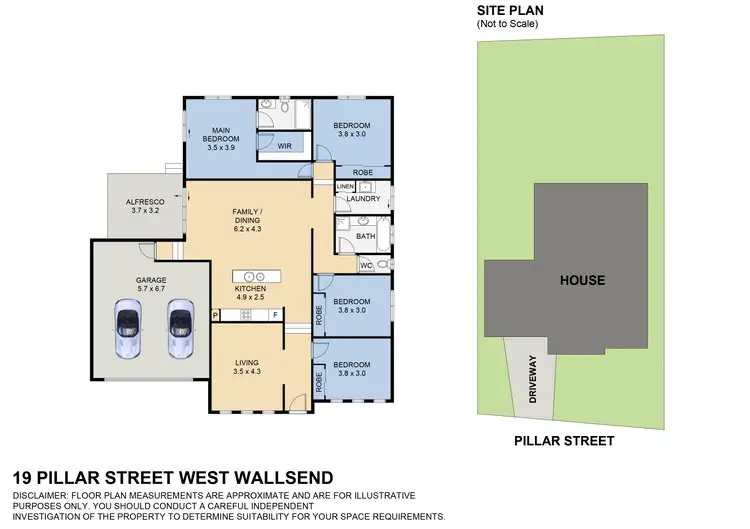 Floorplan of Homely house listing, 19 Pillar Street, West Wallsend NSW 2286