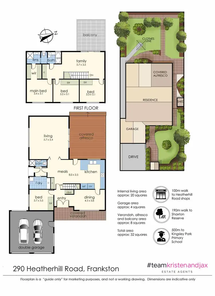 Floorplan of Homely house listing, 290 Heatherhill Road, Frankston VIC 3199