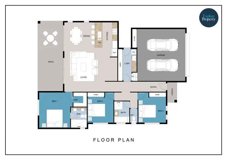 Floorplan of Homely house listing, 43 Endeavour Circuit, Cannonvale QLD 4802