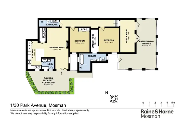 Floorplan of Homely apartment listing, 1/30 Park Avenue, Mosman NSW 2088