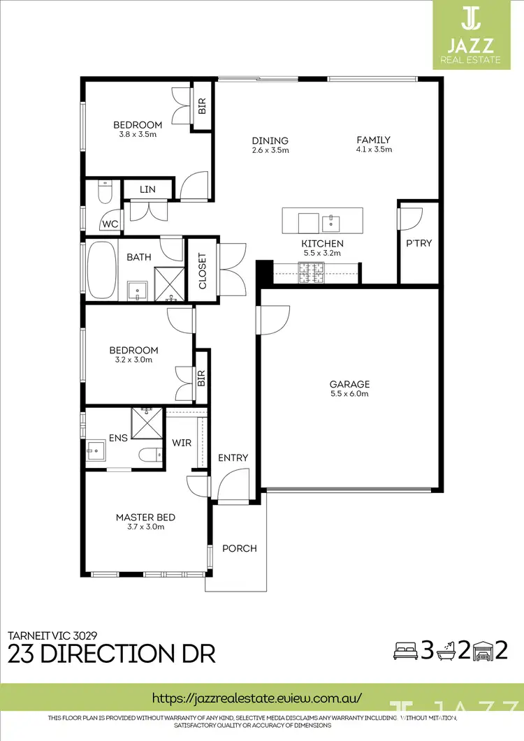 Floorplan of Homely house listing, 23 Direction Drive, Tarneit VIC 3029