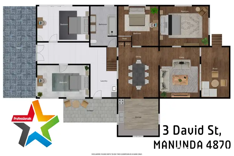 Floorplan of Homely house listing, 3 David Street, Manunda QLD 4870