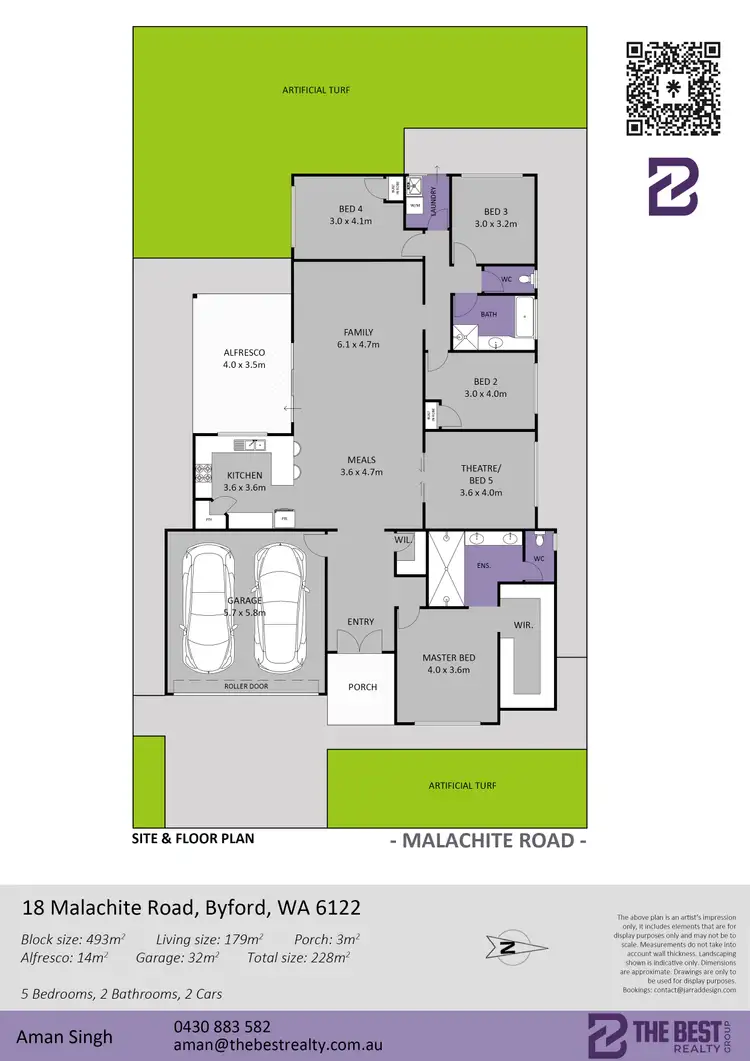 Floorplan of Homely house listing, 18 Malachite Road, Byford WA 6122