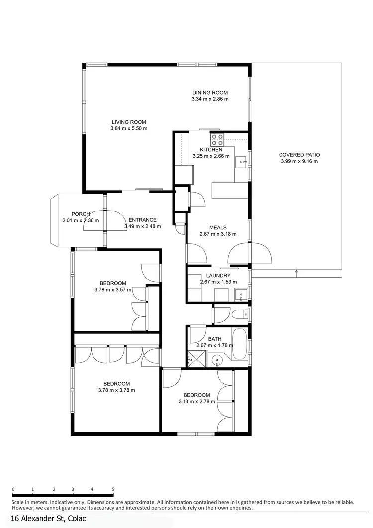 Floorplan of Homely house listing, 16 Alexander Street, Colac VIC 3250