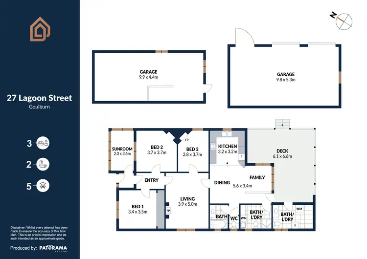 Floorplan of Homely house listing, 27 Lagoon St, Goulburn NSW 2580
