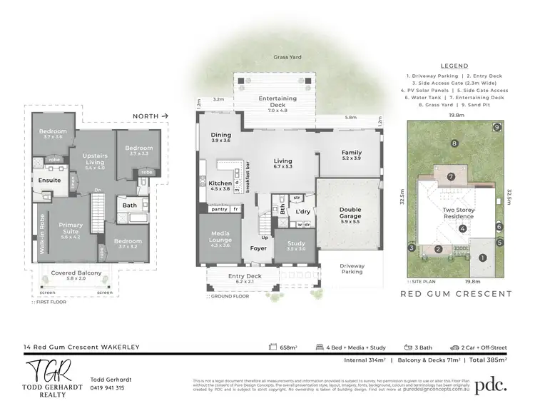 Floorplan of Homely house listing, 14 Red Gum Crescent, Wakerley QLD 4154