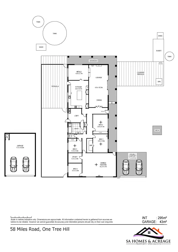 Floorplan of Homely rural property listing, 58 Miles Road, One Tree Hill SA 5114