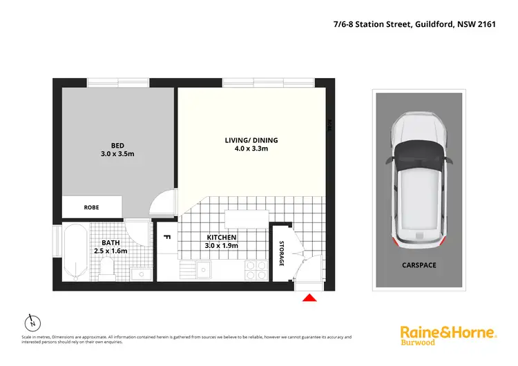 Floorplan of Homely apartment listing, 7/6-8 Station Street, Guildford NSW 2161
