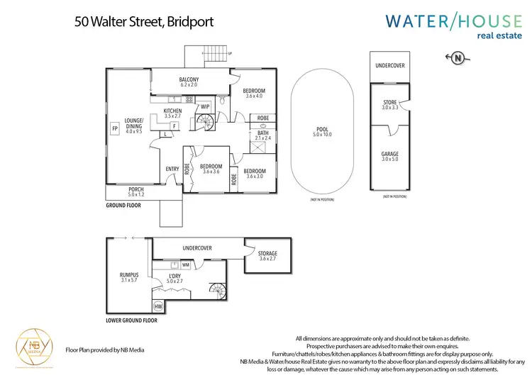 Floorplan of Homely house listing, 50 Walter Street, Bridport TAS 7262