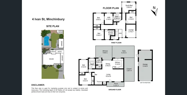 Floorplan of Homely house listing, 4 Ivan Street, Minchinbury NSW 2770