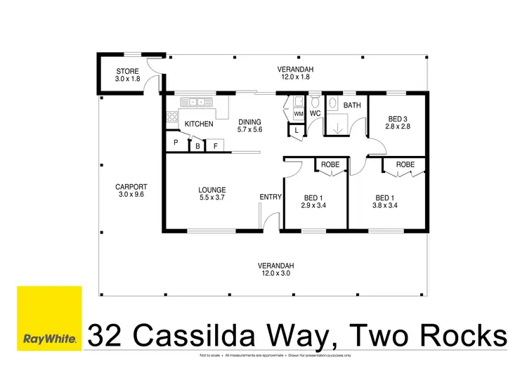 Floorplan of Homely house listing, 32 Cassilda Way, Two Rocks WA 6037