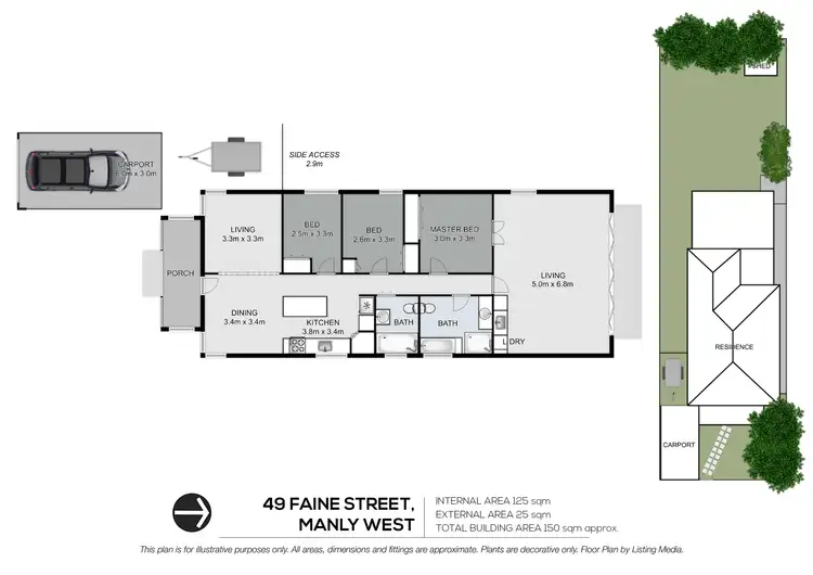 Floorplan of Homely house listing, 49 Faine Street, Manly West QLD 4179