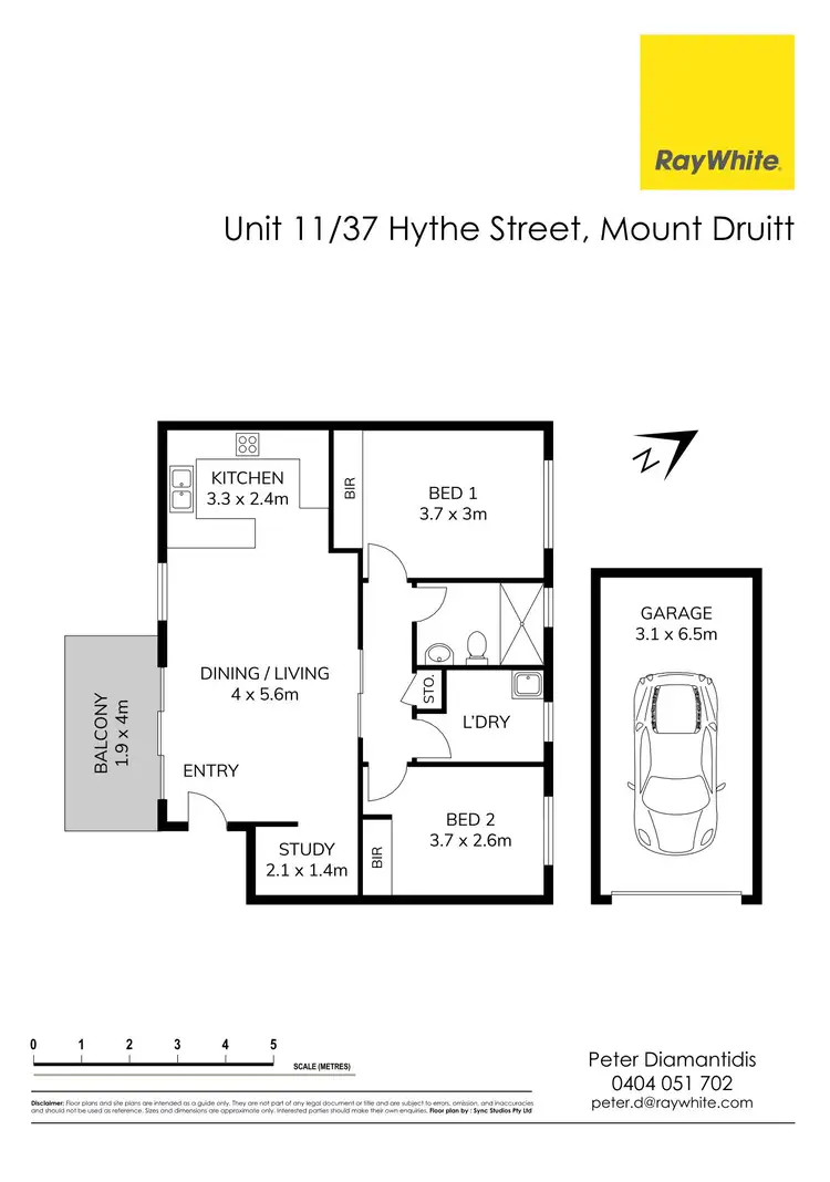 Floorplan of Homely unit listing, 11/37 Hythe Street, Mount Druitt NSW 2770