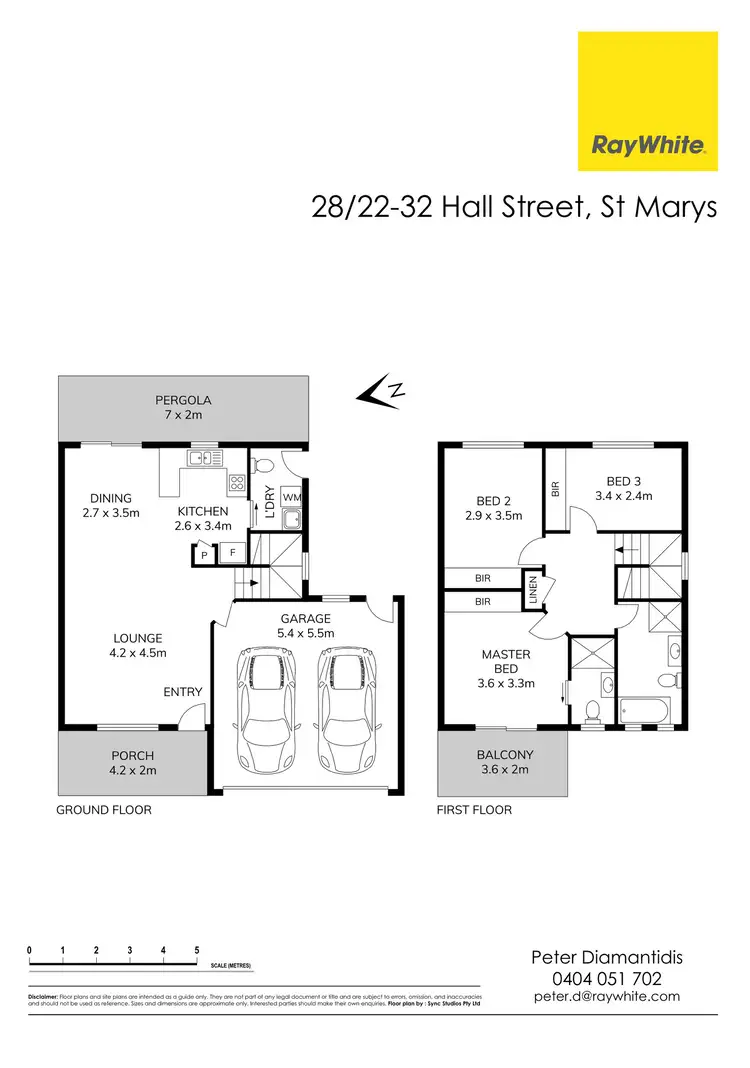 Floorplan of Homely townhouse listing, 28/22-32 Hall Street, St Marys NSW 2760