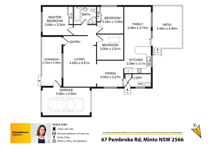 Floorplan of Homely house listing, 67 Pembroke Road, Minto NSW 2566