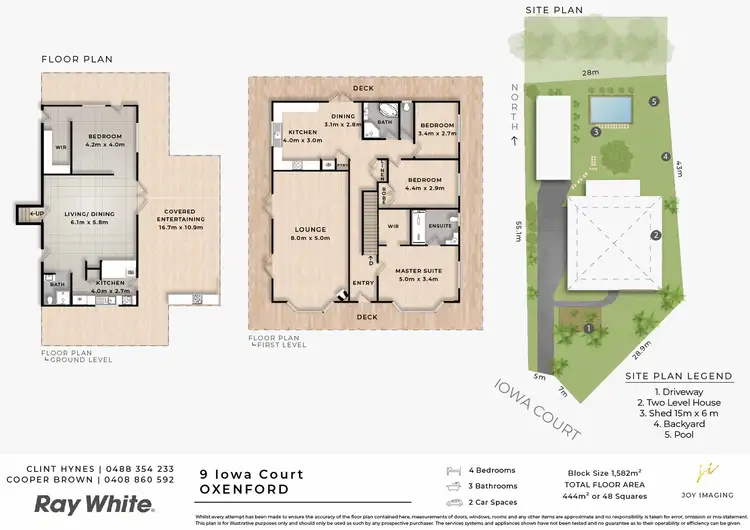 Floorplan of Homely house listing, 9 Iowa Court, Oxenford QLD 4210