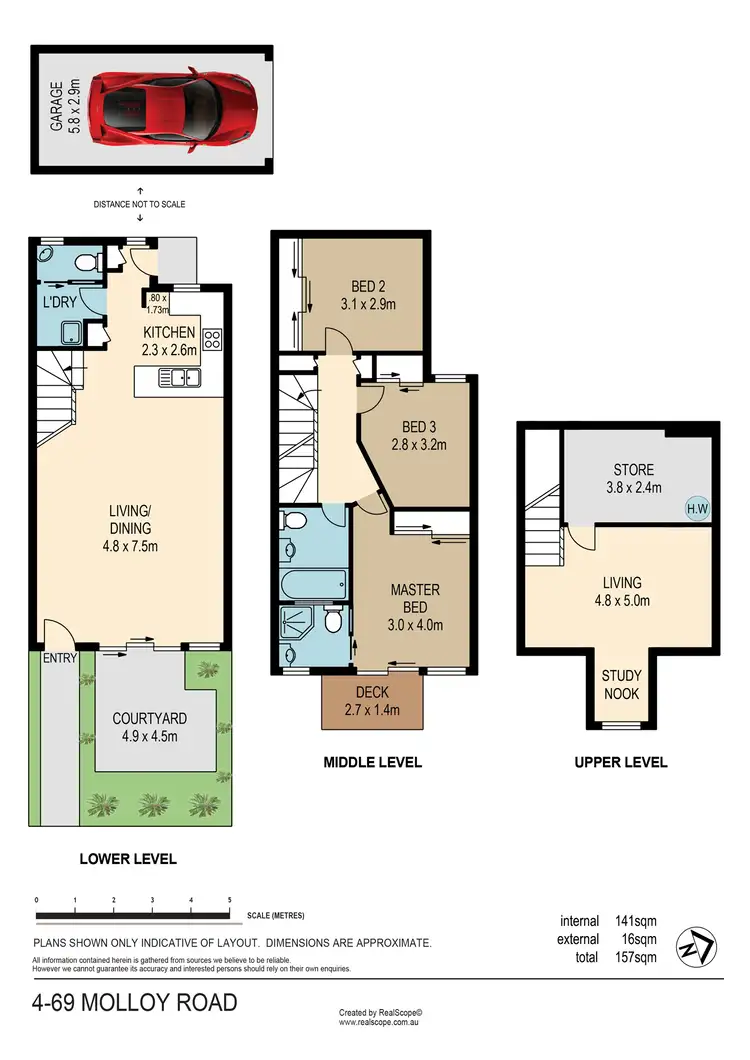 Floorplan of Homely townhouse listing, 4/69 Molloy Road, Cannon Hill QLD 4170