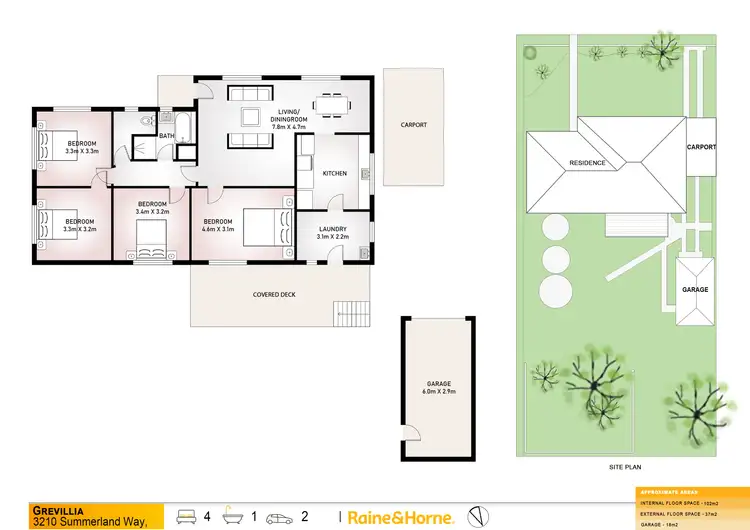 Floorplan of Homely house listing, 3210 Summerland Way - Grevillia, Kyogle NSW 2474