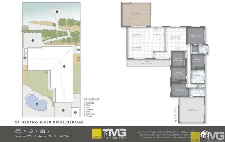 Floorplan of Homely house listing, 39 Nerang River Drive, Nerang QLD 4211