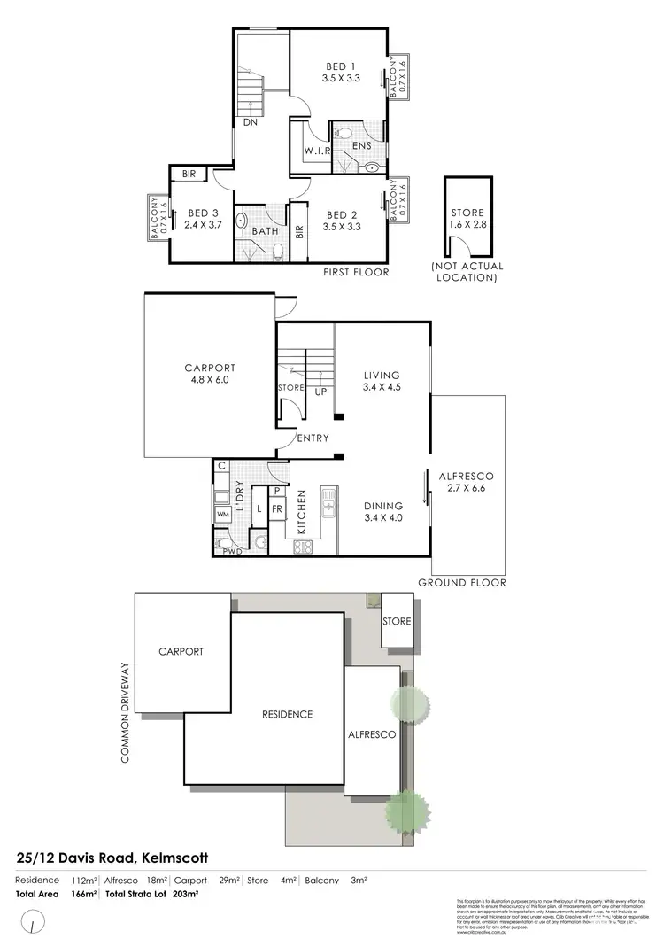 Floorplan of Homely house listing, 25/12 Davis Road, Kelmscott WA 6111