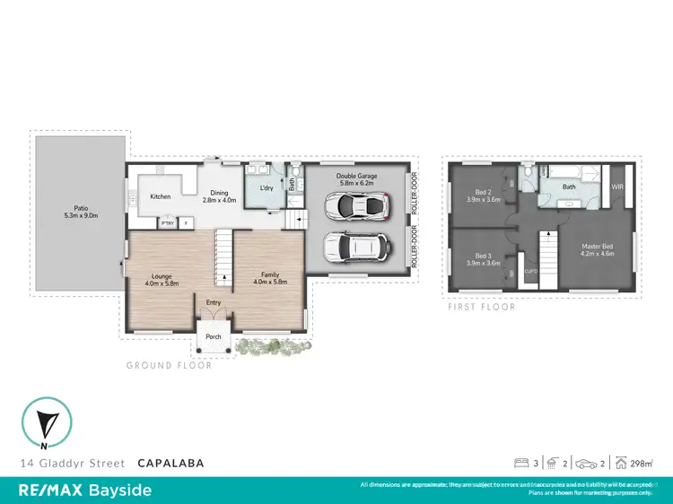 Floorplan of Homely house listing, 14 Gladdyr Street, Capalaba QLD 4157