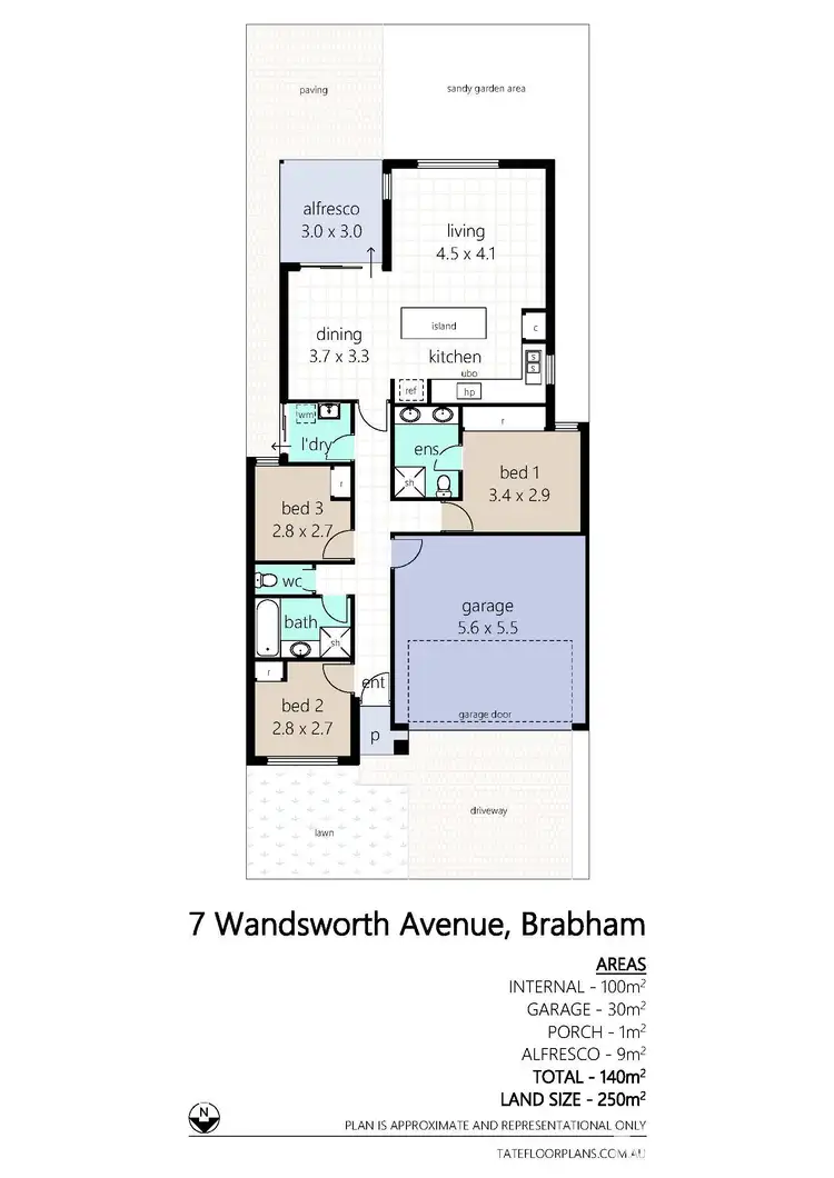 Floorplan of Homely house listing, 7 Wandsworth Avenue, Brabham WA 6055