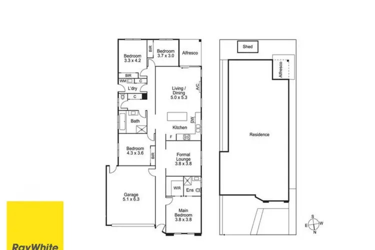 Floorplan of Homely house listing, 17 Singleton Way, Point Cook VIC 3030