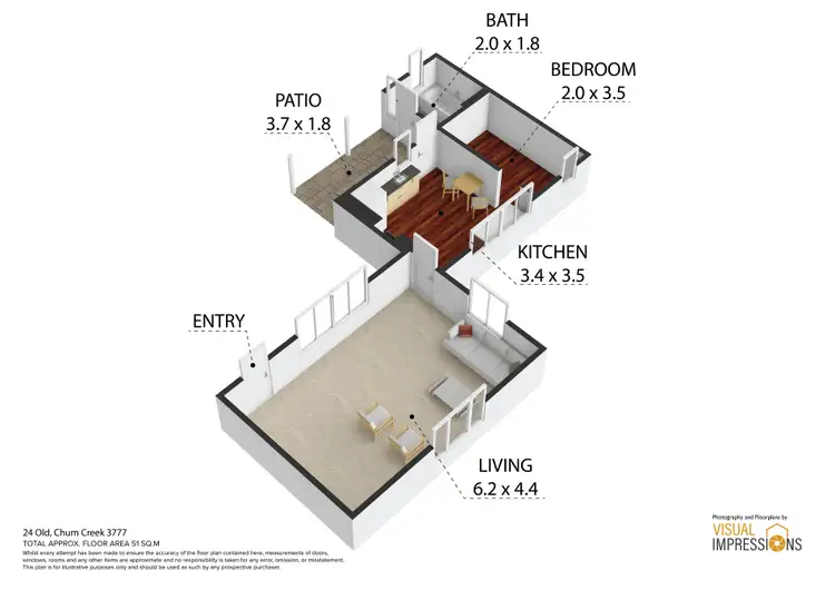 Floorplan of Homely house listing, 24 Old Chum Creek Road, Chum Creek VIC 3777