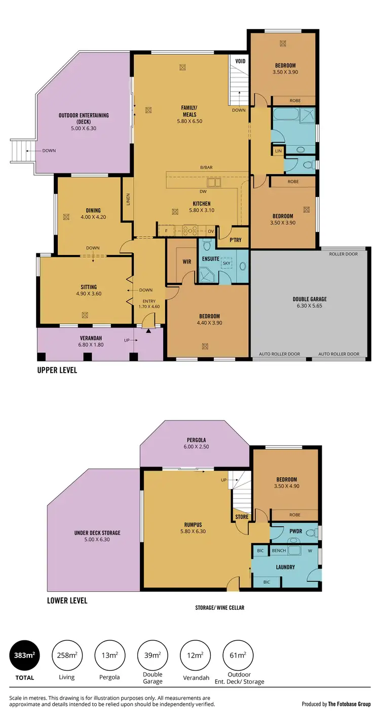 Floorplan of Homely house listing, 45 Sandalwood Crescent, Flagstaff Hill SA 5159