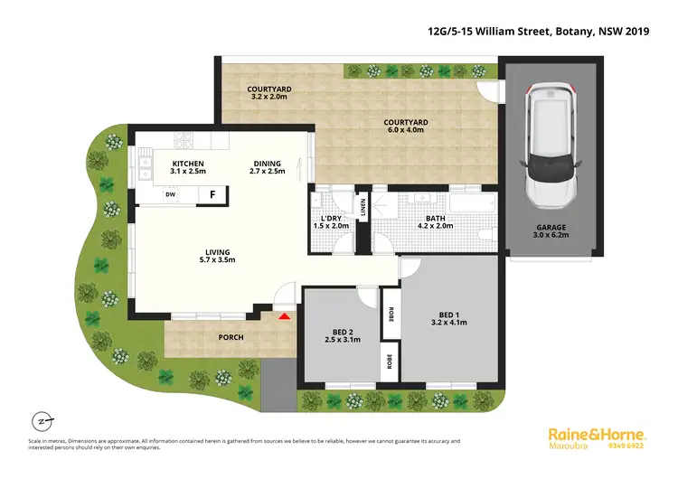 Floorplan of Homely villa listing, 12g/5-15 William Street, Botany NSW 2019