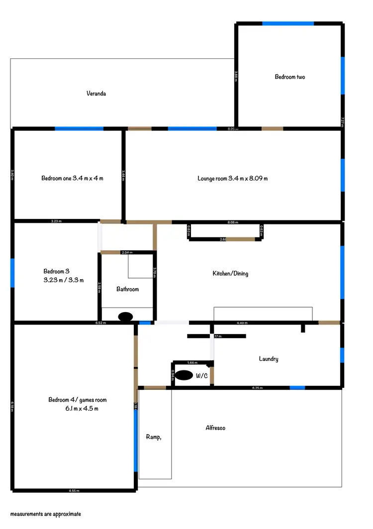Floorplan of Homely house listing, 7 Peet Street, Harvey WA 6220