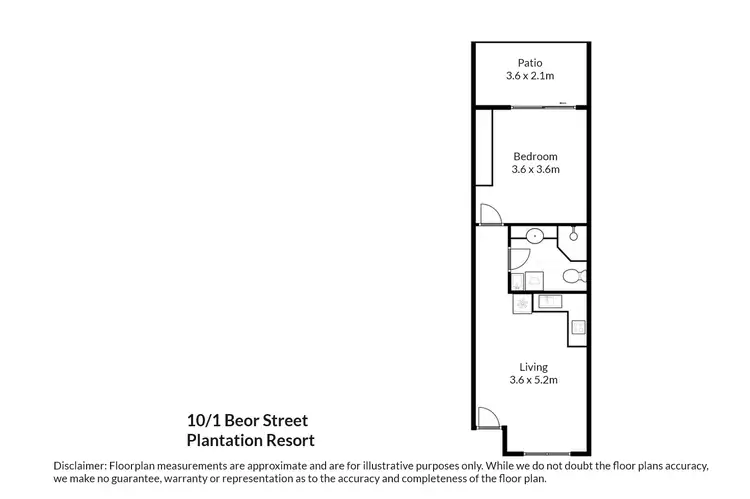 Floorplan of Homely apartment listing, 10/1 Beor Street, Port Douglas QLD 4877