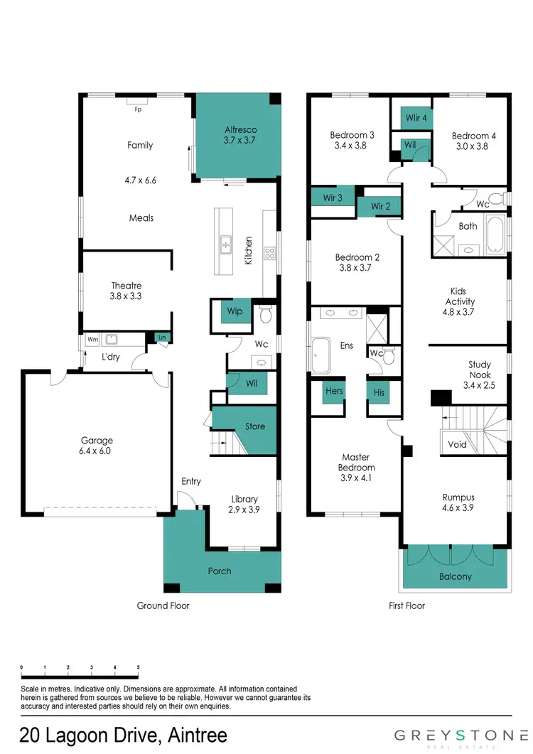 Floorplan of Homely house listing, 20 Lagoon Drive, Aintree VIC 3336